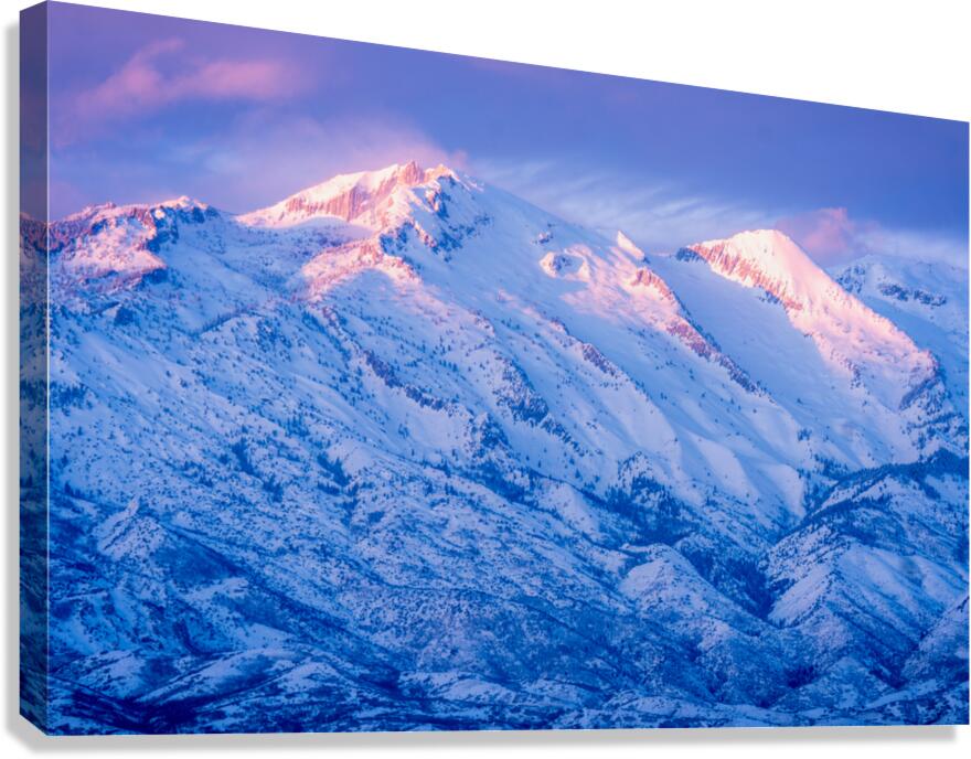 Peaks of Light Canvas Print