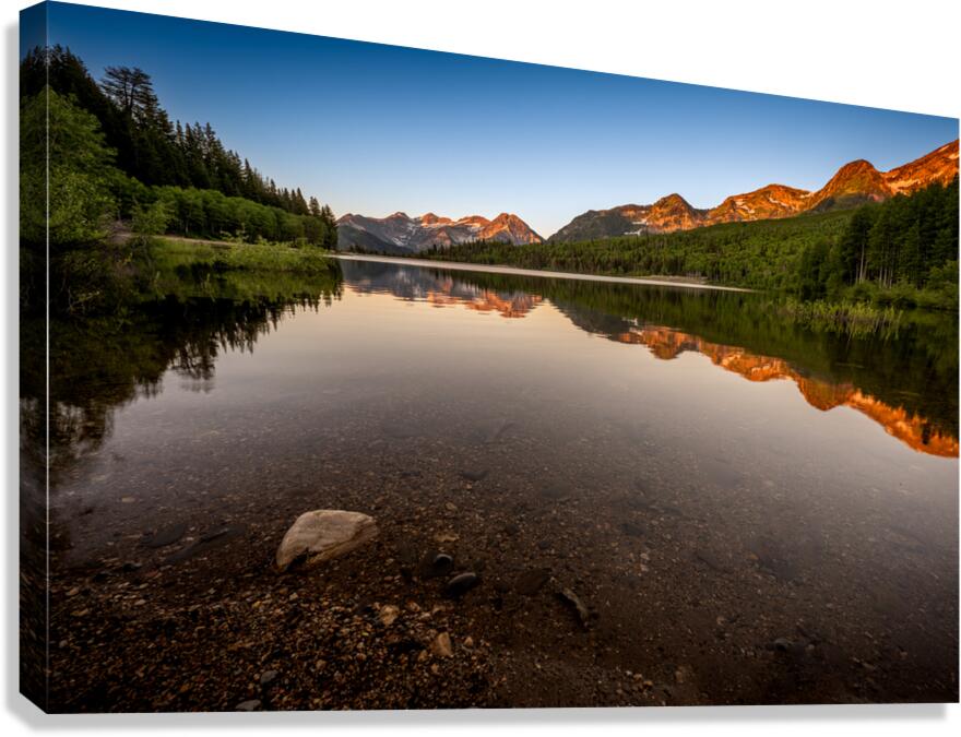 Reflective Morning Canvas Print