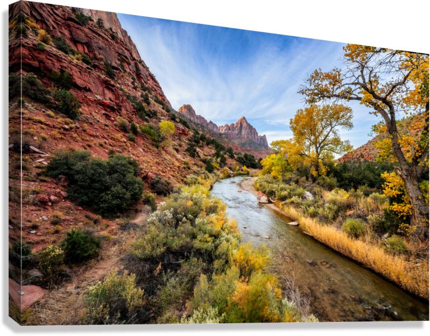 Fall in Zion National Park Canvas Print