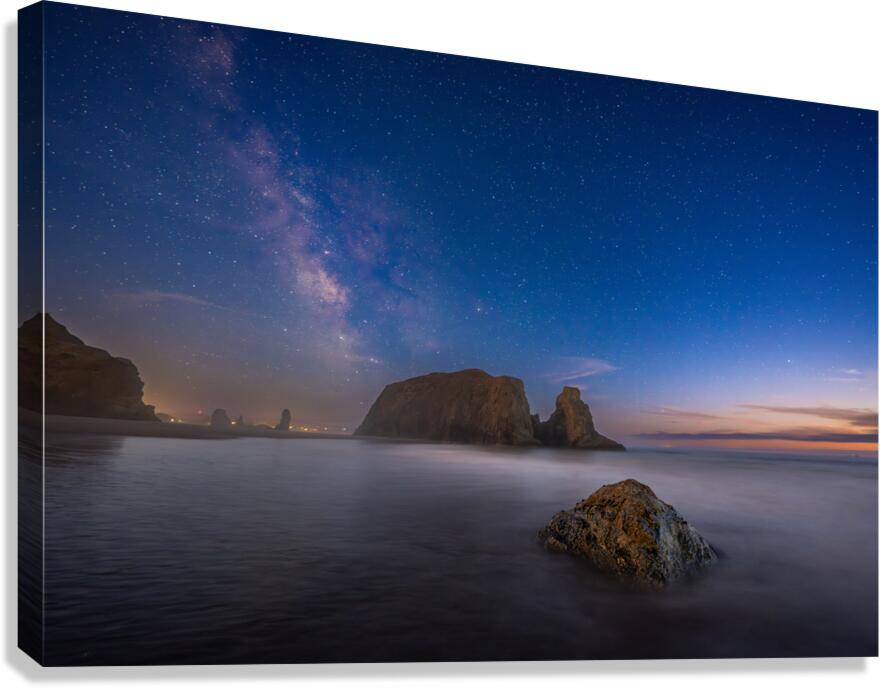 Milky Way at Dusk Canvas Print