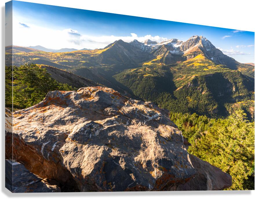 A Cliffs Edge Viewpoint Canvas Print