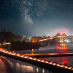 City Lights and Starry Nights