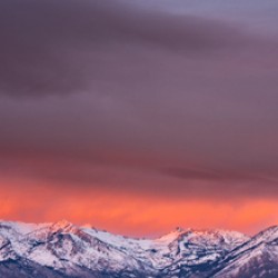 Mountain Range View Panorama 