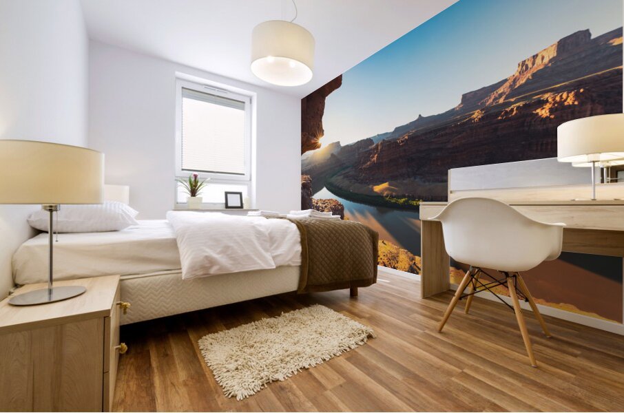 Chicken Corner Sun Burst Mural print