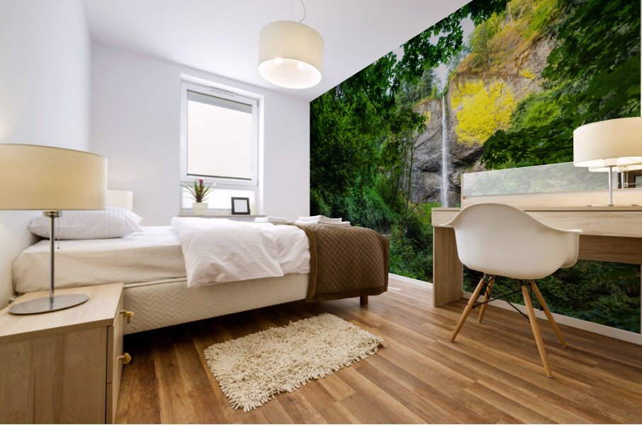 Path to Cascades Mural print