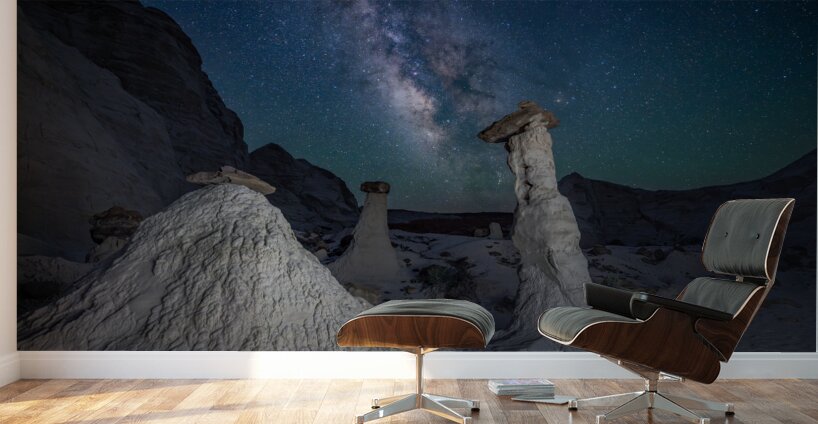 Spires and and the Milky Way Wall Murals