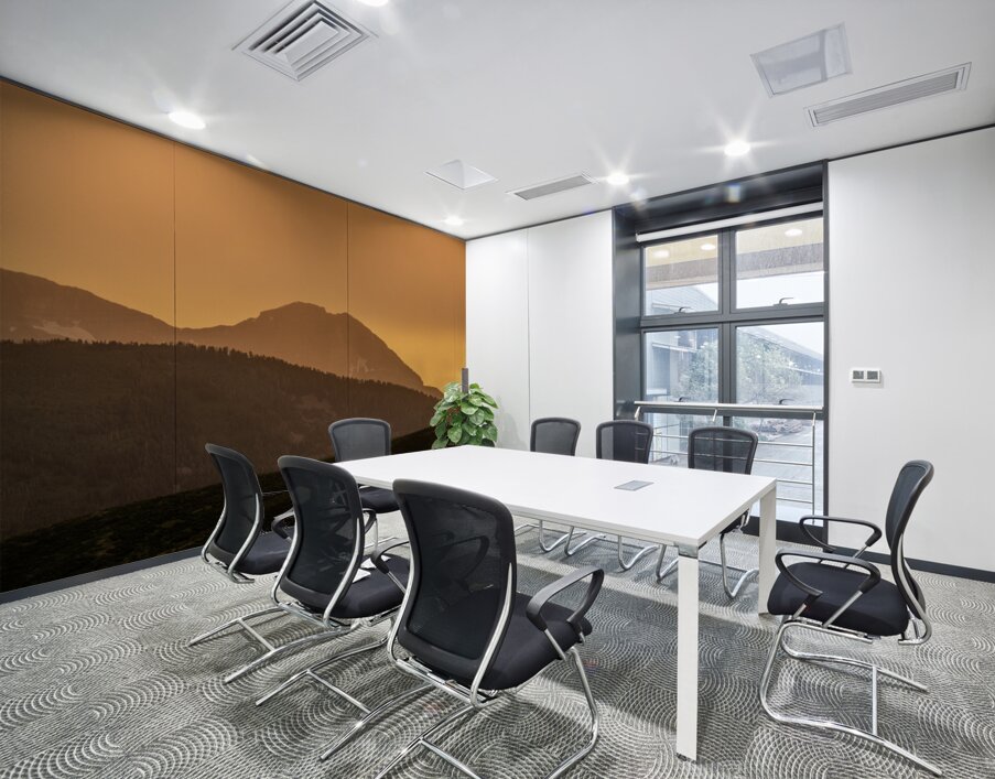 Sunset Glow Wall Printing