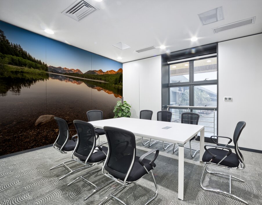 Reflective Morning Wall Printing