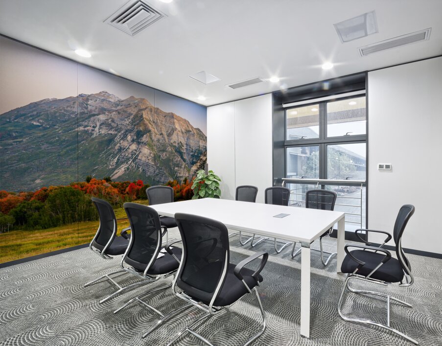 The Start of Fall Wall Printing