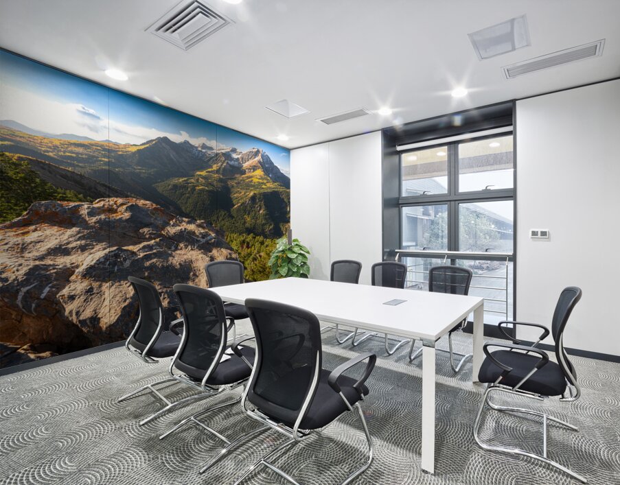 A Cliffs Edge Viewpoint Wall Printing