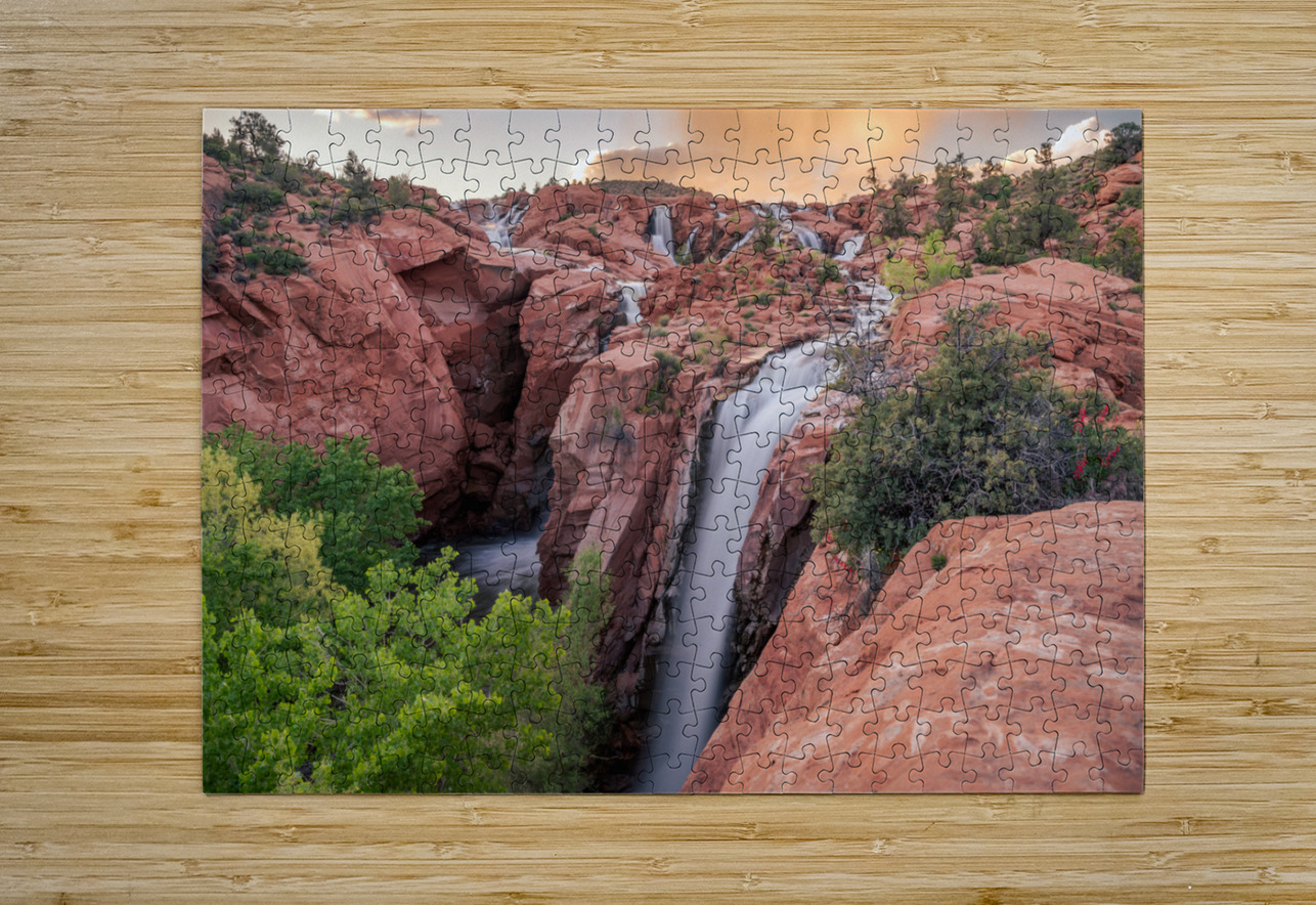  Gunlock Falls  E2 Photography Puzzle printing