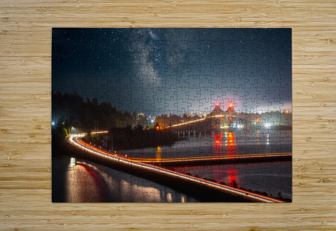 City Lights and Starry Nights E2 Photography Puzzle printing